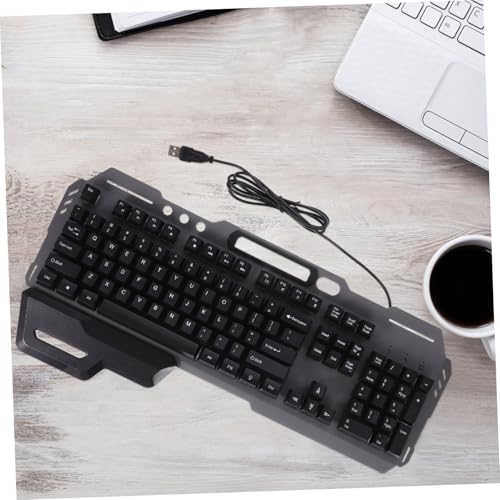 Clavier de jeu filaire noir USB iplusmile pour PC de bureau fixe - 7