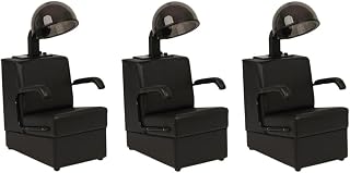 Buy-Rite Kate Salon Hair Dryer Chair Combo 980W Hooded Dryers - Set of 3