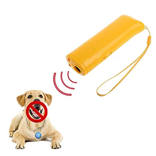 Image of 3 in 1 Ultrasound Pet Dog Repeller Anti Barking Stop Bark Training Device Trainer LED Ultrasonic Anti-Barking Ultrasonic Devicer