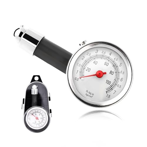 Sylvil Tire Pressure Gauge for Cars, 10-100 PSI Mechanical Tire ...
