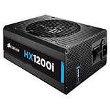 Desconocido None Corsair 1200 W Professional Series HX1200i Alto Rendimiento PSU, Fluido dinámico rodamiento, Totalmente Modular (France Model / Version)
