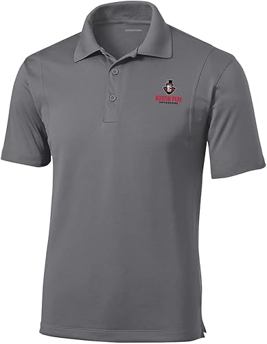 Miniatura 9 de NCAA Prime Athletic Logo Micro Piqué Polo con cuello para hombre