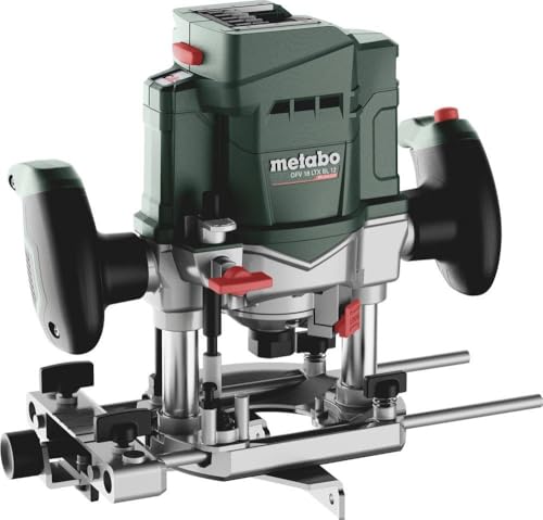 Metabo OFV 18 LTX BL 12 Accu-bovenfrees, zonder accu en oplader, 18 V, 2 x 5,5 Ah accu's, hefhoogte 50 mm, gewicht 2,9 kg, 601743830