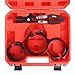 DNA MOTORING Engine Piston Ring Compressor Set with Compression Pliers and 7 Piston Rings (2-7/8