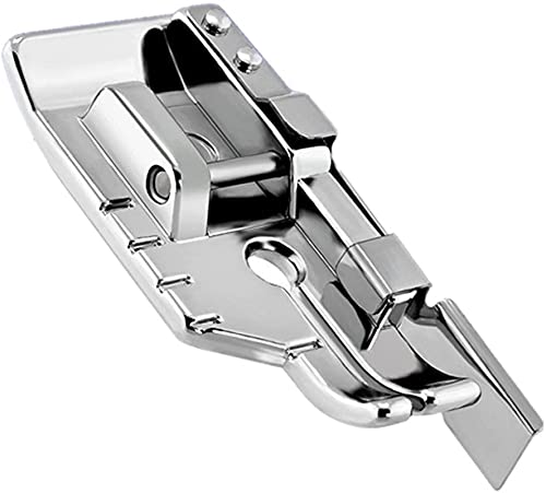 HONEYSEW 1/4'' Quilting Patchwork Sewing Machine Presser Foot with Edge Guide - Fits All Low Shank Snap-On Singer, Brother, Babylock, Euro-Pro, Janome, Juki, Kenmore, New Home, White, Simplicity, Elna