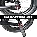 SMALLSTARIII Bike Pegs 2Pcs Aluminum Alloy Anti-Skid Lead Foot Bicycle Pegs 3/8 inch Axles