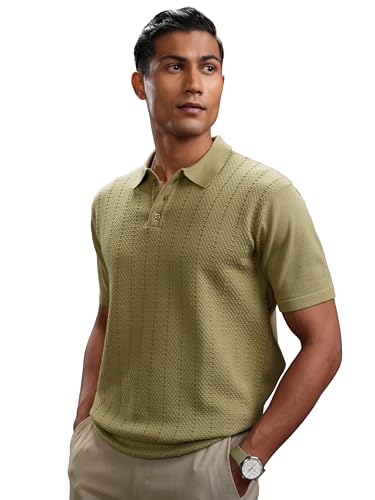 Image of Highlander Men's Polo Tshirt | Flat Knit | Regular Fit | Polo T-Shirt for Man