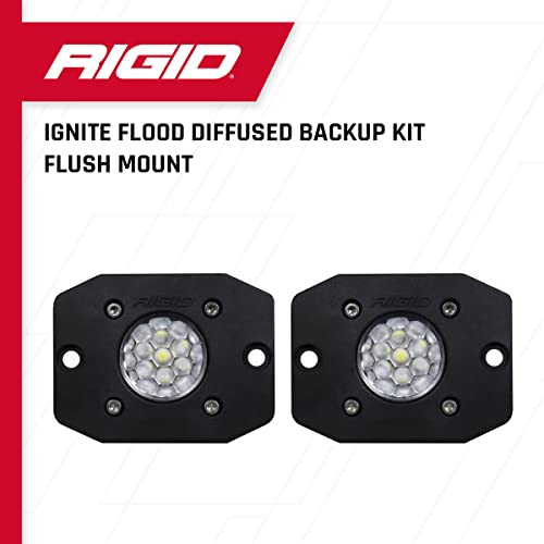 Rigid Industries Ignite Backup Kit Black Flood Flush Mount: Mounting Accessories For Offroad Use #TOP2