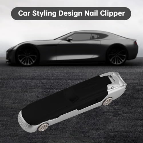 Image of Ritmo Nail Cutter for Men Toe Nail Cutter for Thick Nails Cutting Clipper Trimmer for Women Wide Opening Sharp Saw Stainless Steel Large Nail Clipper Curved Blade Silver Black (Black & Silver)