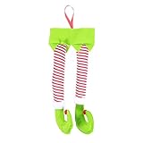 Material: Flanell Yoouo Santa Kicking Legs Ornamente, Weihnachtsmann Prothese Beinprothesen Weihnachtsdekoration Anhänger für Für Ornament Party Prop Weihnachtsdekoration