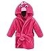 Hudson Baby Unisex Baby Plush Animal Face Robe, Flamingo, One Size