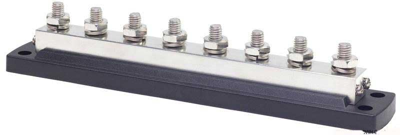 Barrette support Bus-Bar 8 x 10 mm OSCULATI bloc de jonction électrique en laiton