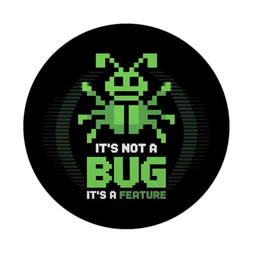 IT Magnet für Programmierer - It's not a Bug It's a Feature lustiger Büromagnet für das Whiteboard