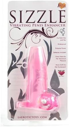 Sizzle Vibrating Penis Enhancer - Pink