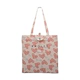 RADLEY London Womens Love You Lots Responsible Foldaway Shopping Bag Made Of Recycled Fabric in Chalk & Pink