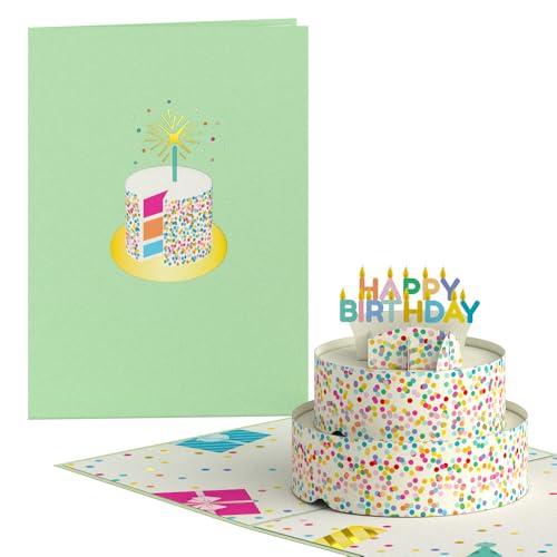 Lovepop Sprinkles Cake Birthday Card