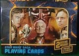 Diseños increíbles Cartamundi Star Wars Saga Juego de Cartas Coleccionable de Doble Cubierta en Relieve Lata (EP 1 – 6)