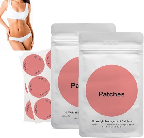 60 Parches Glp1 - Supresor Del Apetito Para 60 Días, Parche Adelgazante Con Ingredientes Naturales, Glp1 Patches Para Bajar De Peso,Favorece El Metabolismo, Apto Para Uso Diario En Mujeres