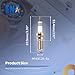 ENA Set of 6 Iridium Spark Plug Compatible with Buick Chevrolet GMC Oldsmobile Hummer Isuzu Pontiac Saab Saturn Rainier Cobalt Colorado HHR Malibu Trailblazer 2002-2012 Replacement for 41-103 12625058