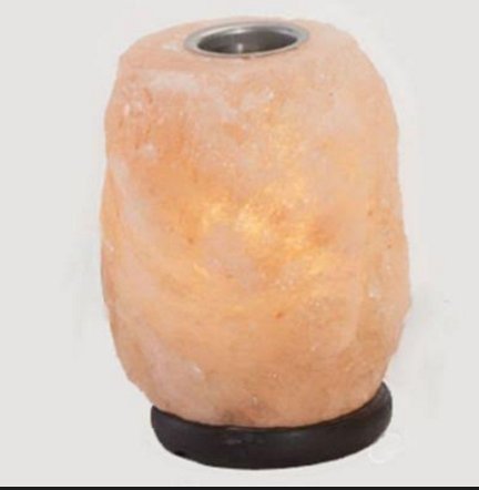 AROMATHERAPY Himalayan Salt Crystal rock | OIL WARMER | DIFUSER Lamp | 6- 9 Inch