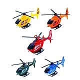 TOYANDONA Pullback Helicopter Toy 4.5 Inch Mini Realistic Helicopter Model for Kids Stress Relief and Parent-Child Interaction Durable Inertia Airplane Toy