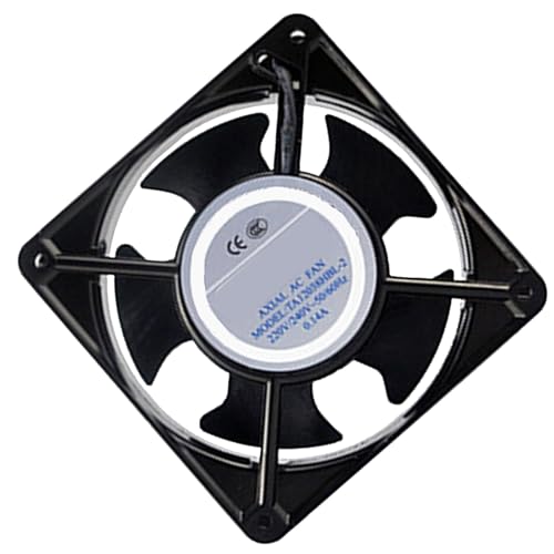 Ventilador Axial - Aspas De Aluminio ABS De 4,72 Pulgadas | Circulación De Calor Silencioso De 1000G - Soplador De Chimenea De Alta Temperatura Para Estufas De Gránulos, Calderas De Hierro Fundible