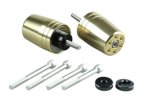 ポッシュ(POSH) バイク用品 ハンドルバーエンド ウルトラヘビーバーエンド ホンダ/スズキ純正ハンドル用 M6タイプ CB1300SF/SB | CB400SFなど シャンパンゴールド 031979-12-10