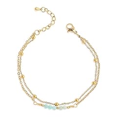 Gold mint green crystal