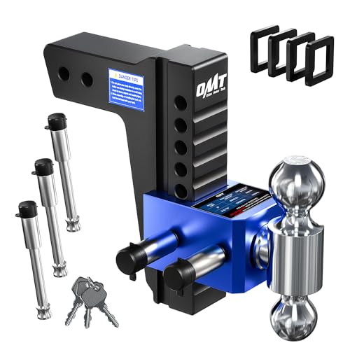 Orion Motor Tech Adjustable Trailer Hitch, Heavy Duty 2.5