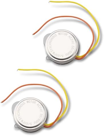 802360JA Zone Valve Motor Fit for Honeywell V8043 - V8044 Motors, 24V, 50/60Hz, 2-Pack, Silver