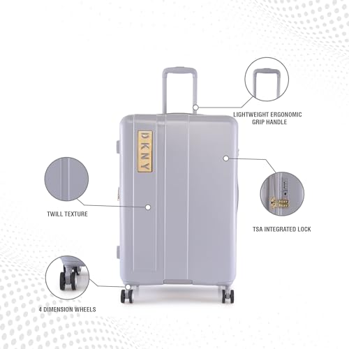 Image of DKNY City Block Range Silver Color 28 inch Hard Large Size Trolley