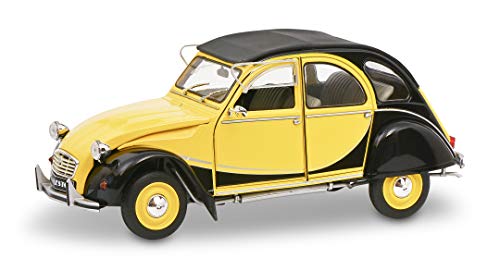 Preisvergleich Produktbild Solido 421185820 Citroen 2CV6 Charleston, Modellauto, Maßstab 1:18, gelb / schwarz