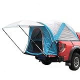 Truck Tent, Pickup Truck Tent with Awning for 5.5-6.7ft, Truck Bed Tent (190+120) x 155 x 165 CM - Waterproof Double Layer 210D Sleeping with Removable Rainfly and Camping Carry Bag