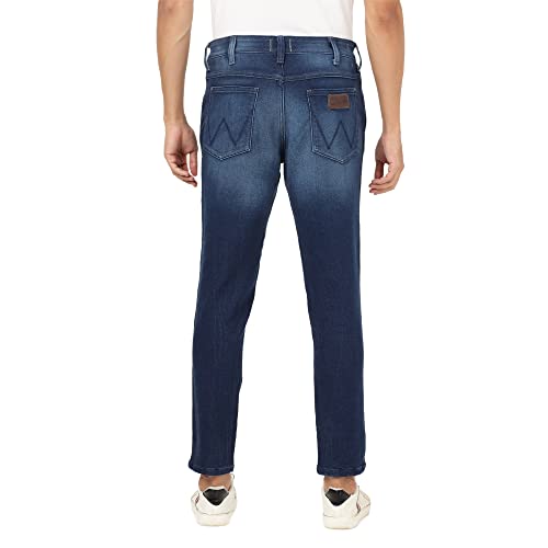Image of Wrangler Men's Bostin Blue Jeans (Slim)