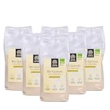 Mudda Natur Bio Quinoa Vollkornmehl, angebaut in Deutschland – glutenfrei & frei von Bitterstoffen, ideal zum für süßes und herzhaftes Backen, Brot & Gebäck (300 g (12er Pack))