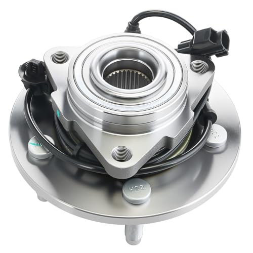 Image of BDELI 4WD Wheel hub Bearing Fit for 02-05 Dodge Ram 1500 5Lugs w /ABS 515073 | Fit for Dodge 02-05 Ram 1500(4-Wheel ABS for All Models, Front Side); 04 05 Ram 1500(2-Wheel ABS 5.7L V8, Front Driver Side)