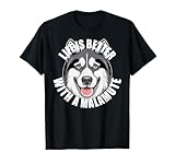 alaskan malamute puppy talk Leggera, taglio classico, maniche con doppia cucitura e orlo inferiore