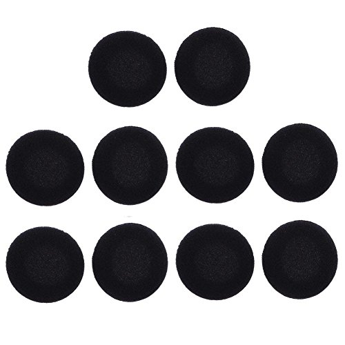 Amazingdeal Schaumstoff-Ohrpolster für Kopfhörer, 10 x 40 mm, 10 Stück Cover