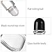 Shurhome Clear Glass Bottles Eempty Roller Clear Travel Storage Container Leak for Various Liquid Use Beauty and Health