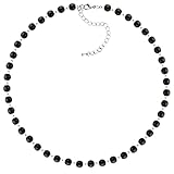 KPOP Necklace Inspired Beads Beaded Necklace Choker Kpop Style Cosplay Stainless Steel