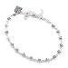 Bestjybt Plum Flower Silver Plated Ankle Bracelet Barefoot Sandal Beach Foot Jewelry