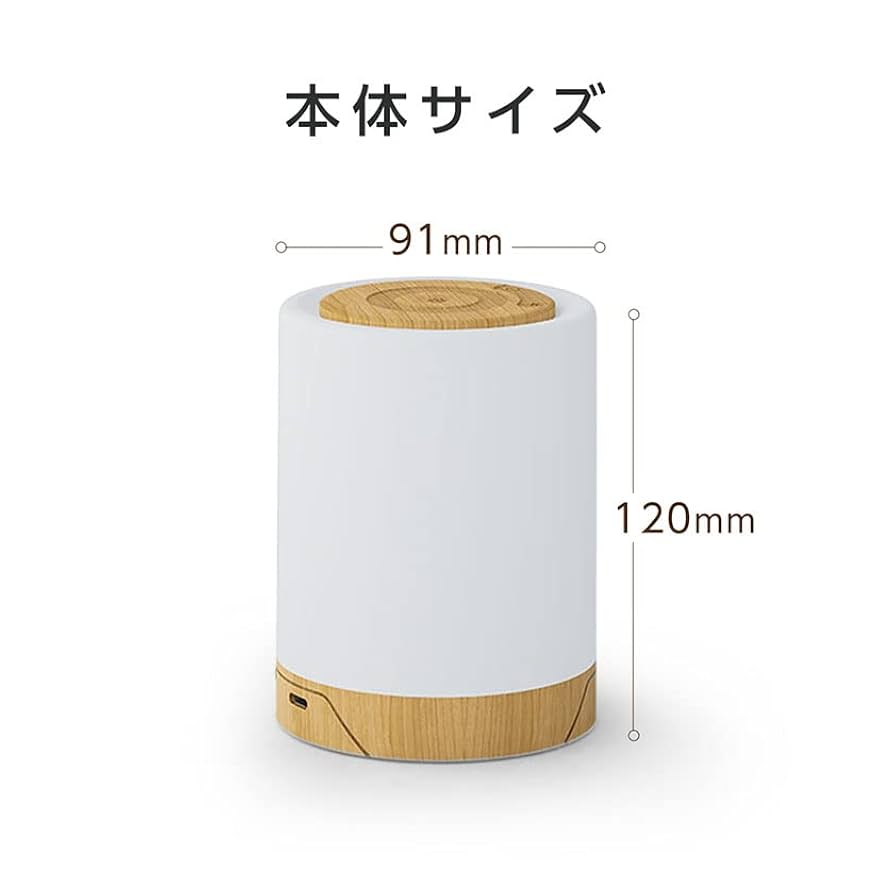 Amazon.co.jp : TOKAIZ ナイトライト 充電式 タッチ 調光