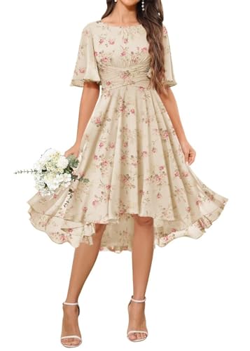 Robe de bal en mousseline de soie longueur thé pour robe Quinceanera DAMA