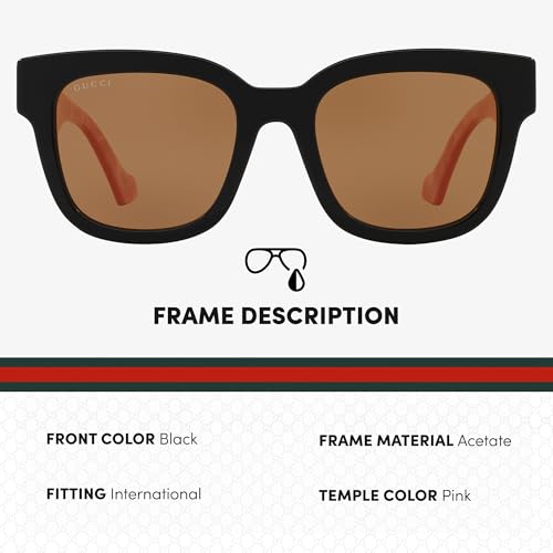 Gucci GG0998S Designer Fashion Sunglasses - Elegant, Sophisticated & Stylish Square Shape Eyewear with Luxury eSHADES Kit2