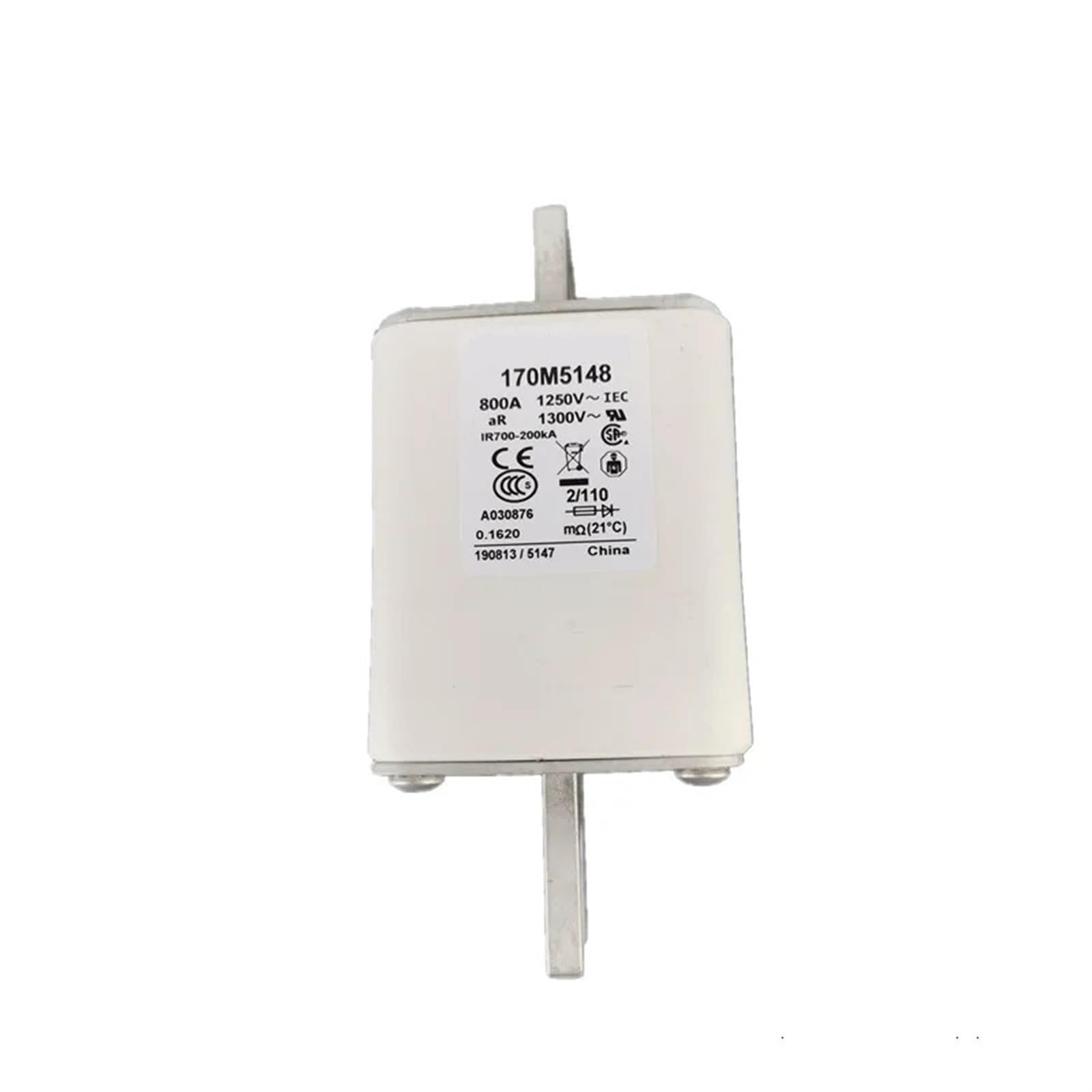 Fusibles 170M5241 y 170M5243: casquillo estándar para alta tensión industrial