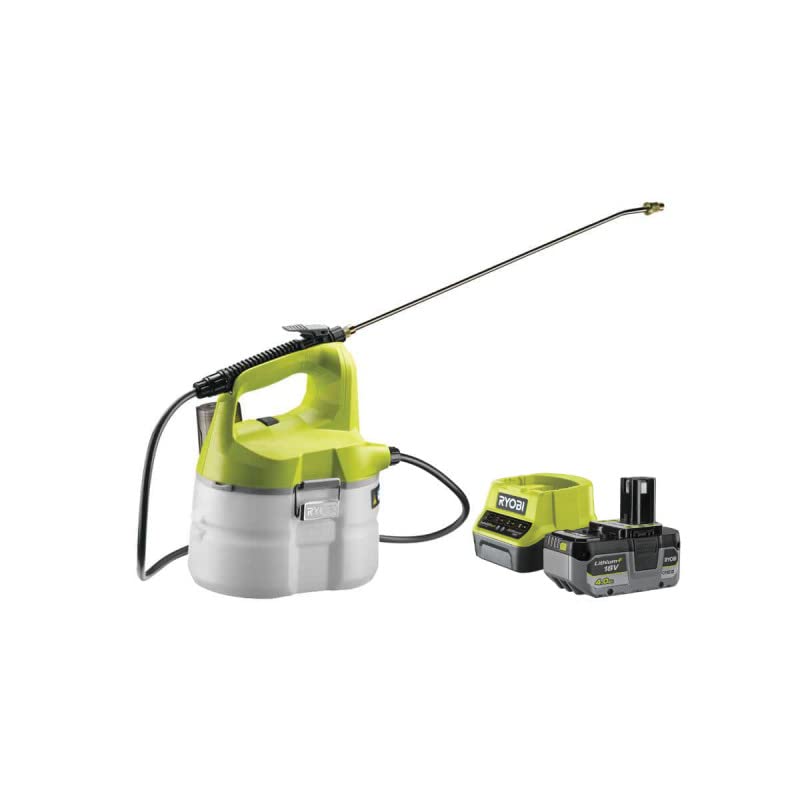 Pack RYOBI pulvérisateur 18V One+ 3,5L OWS1880-1 Batterie 4.0Ah - 1 Chargeur Rapide 2.0Ah RC18120-140X