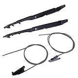 ihreesy Sunroof Glass Cables Track Set, FL3Z16502C22 FL3Z-1651071-A FL3Z-1651071-B AP363380 Track Assembly Set Compatible with F150 for F250 for F350 for Expedition for Lincoln Navigator 2015-2020