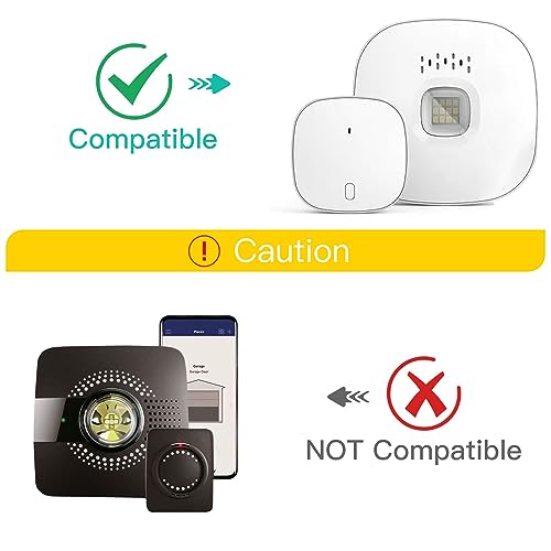 Mounting Bracket for myQ Chamberlain Smart Garage Control (MYQ-G0401-ES), No Drilling, Install Damage-Free, Cord Manager Design, Multiple Angles Adjusted Mounting Bracket (not Included Hub)