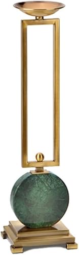 Portavelas retro para sala de estar adorno de mármol para candelabros románticos franceses candelabros tamaño 1