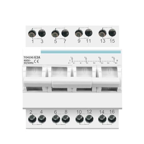 Disjoncteur de sécurité MTS 4P 63A robuste pour isolation thermique et électrique durable